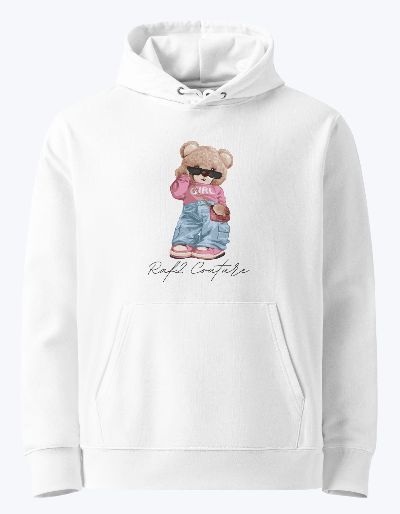 Sudadera Blanca con Capucha Mujer