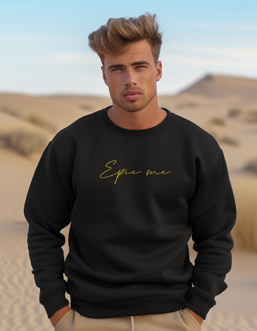 Sudadera Negra Hombre