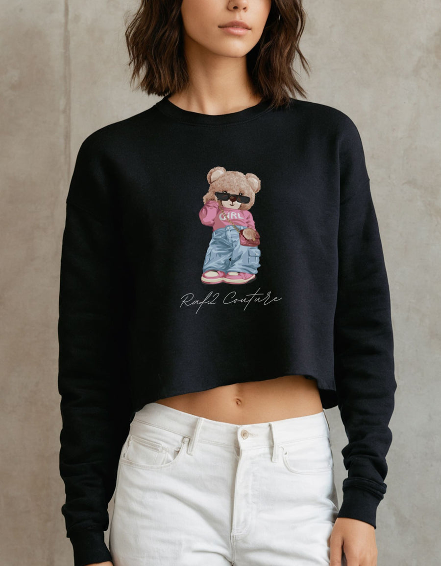 Sudadera Crop para Mujer