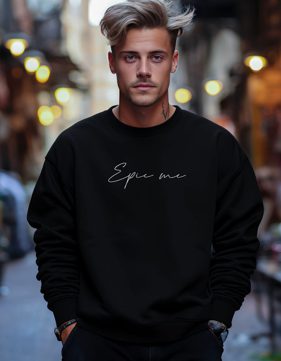 Sudadera Negra Hombre